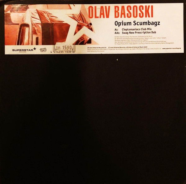 Olav Basoski - Opium Scumbagz | Superstar Recordings (super dj 2009 dmd) - 2 Olav Basoski - Opium Scumbagz | Superstar Recordings (super dj 2009 dmd) - 2