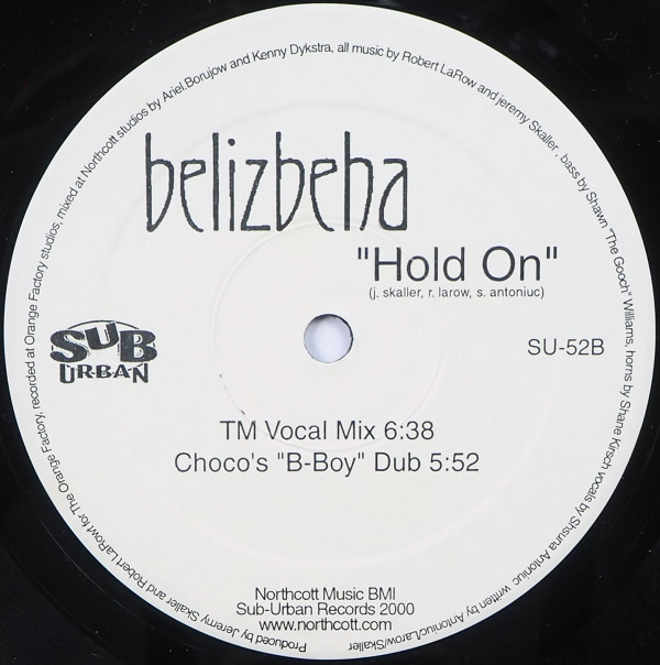 Belizbeha - Hold On | Sub-Urban (SU-52) - 2