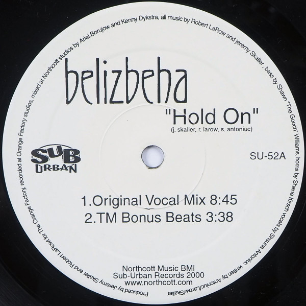 Belizbeha - Hold On | Sub-Urban (SU-52) - main