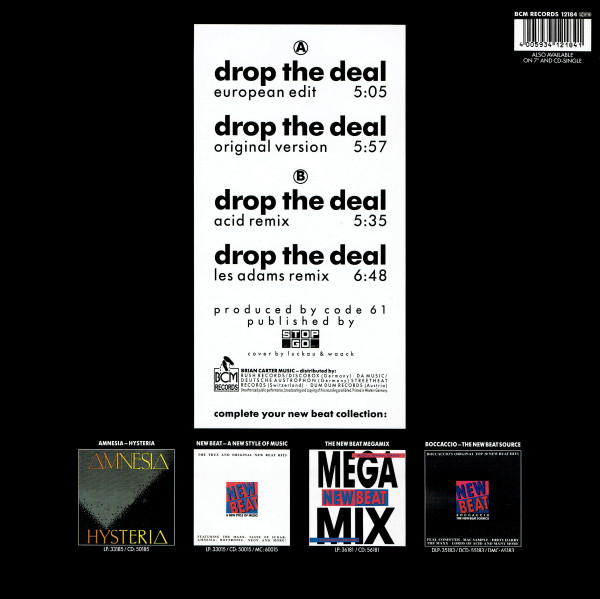 Code 61 - Drop The Deal (Remix) | BCM Records (BCM RECORDS 12184) - 2