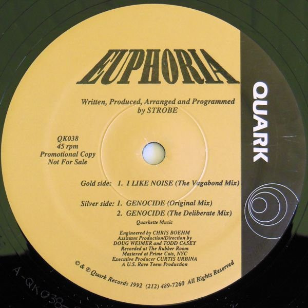 Euphoria - I Like Noise | Quark (QK038) - main Euphoria - I Like Noise | Quark (QK038) - main