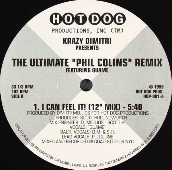 Krazy Dimitri - The Ultimate "Phil Colins" Remix | Hot Dog Productions, Inc. (HDP-001)