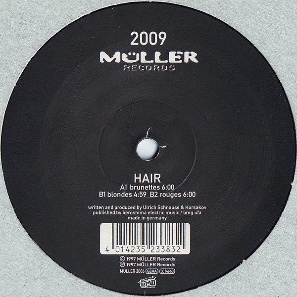 Hair - Brunettes | Müller Records (MÜLLER 2009)