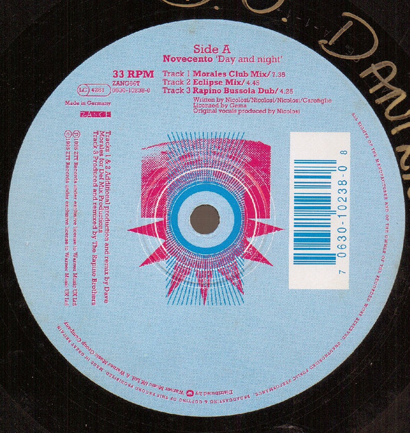 Novecento - Day And Night | ZTT (ZANG 66 T) - 2 Novecento - Day And Night | ZTT (ZANG 66 T) - 2