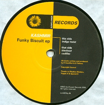 Kashmir - Funky Biscuit ep | Sunflower Records (SUNI 023EP) - 3