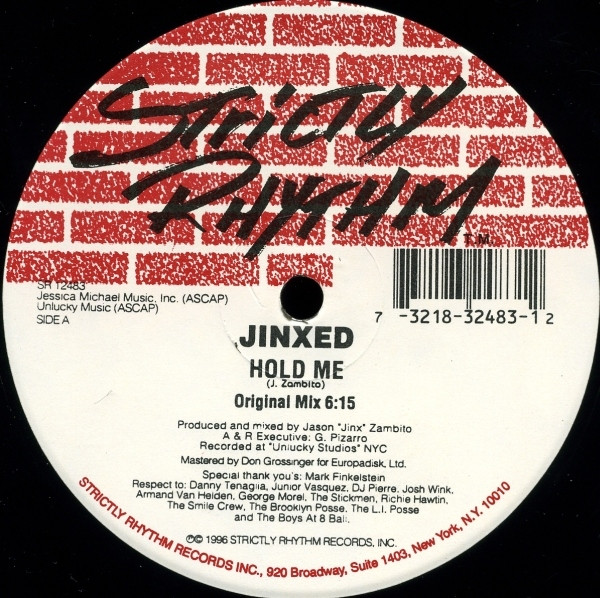 Jinxed - Hold Me | Strictly Rhythm (SR 12483)