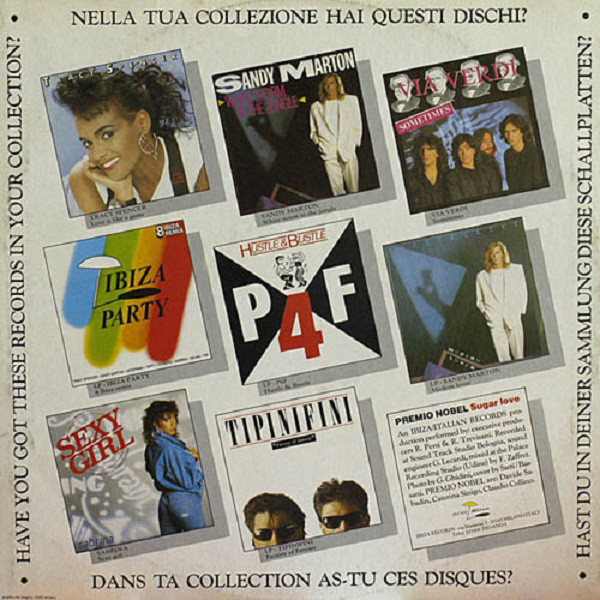 Premio Nobel - Sugar Love | Ibiza Records (IBZ 439) - 4