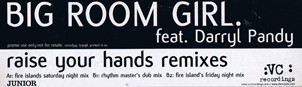 Big Room Girl Featuring Darryl Pandy - Raise Your Hands (Remixes) | VC Recordings (VCRTXDJ 44) - 2 Big Room Girl Featuring Darryl Pandy - Raise Your Hands (Remixes) | VC Recordings (VCRTXDJ 44) - 2