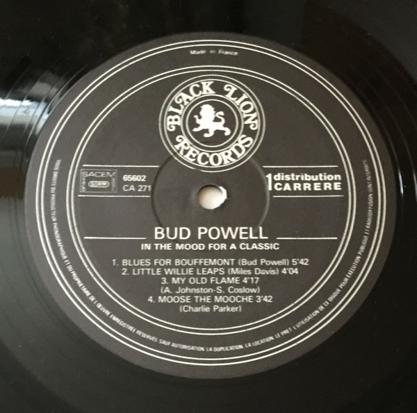 Bud Powell - Bud Powell | Black Lion Records (65.602) - 3