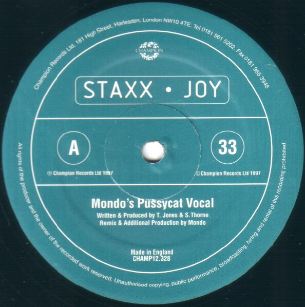 Staxx - Joy | Champion (CHAMP 12-328) - 3