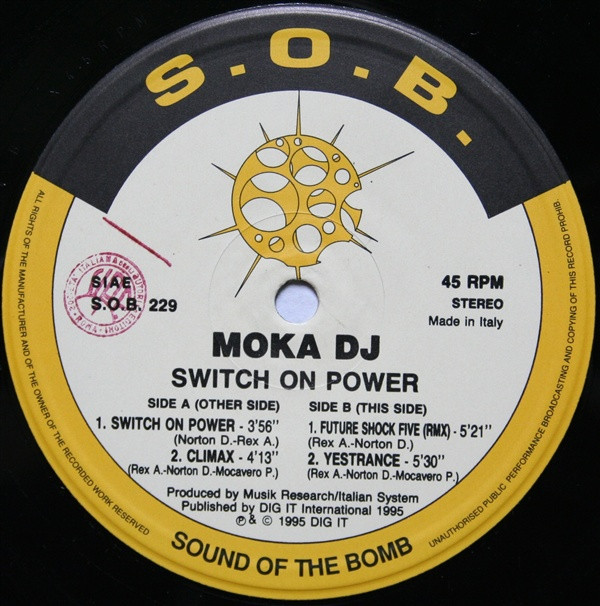 Moka DJ - Switch On Power | S.O.B. (Sound Of The Bomb) (S.O.B. 229) - 3 Moka DJ - Switch On Power | S.O.B. (Sound Of The Bomb) (S.O.B. 229) - 3