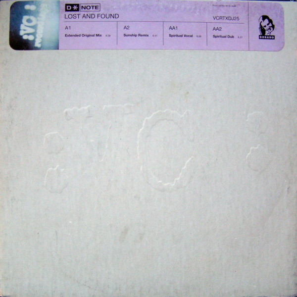 D*Note - Lost And Found | VC Recordings (VCRTXDJ 25)