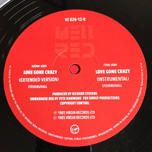 Well Red - Love Gone Crazy | Virgin (VS 826-12) - 3