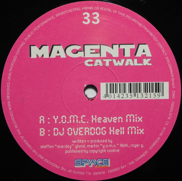 Magenta - Catwalk | Space Traxx (SPAX 033) - main