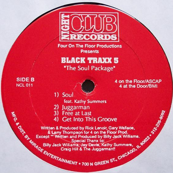 Four On The Floor Productions Presents Black Traxx - Five: The Soul Package | Night Club Records (NCL 011) - 3 Four On The Floor Productions Presents Black Traxx - Five: The Soul Package | Night Club Records (NCL 011) - 3