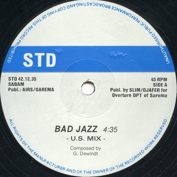 Total Groove - Bad Jazz | S.T.D. Records (STD 42.12.35)