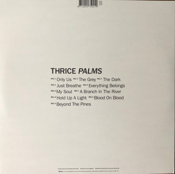 Thrice - Palms | Epitaph (7594-1) - 2 Thrice - Palms | Epitaph (7594-1) - 2