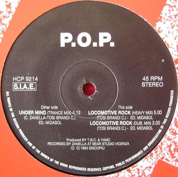 P.O.P. - Under Mind / Locomotive Rock | HCP (HCP 9214)