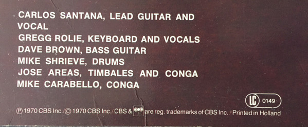 Santana - Abraxas | CBS (CBS 32032) - 7
