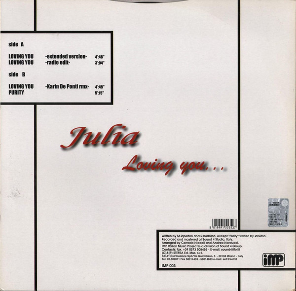 Julia - Loving You | Italian Music Project (IMP 003) - 2