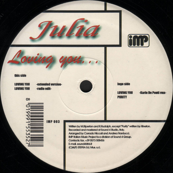 Julia - Loving You | Italian Music Project (IMP 003) - 3