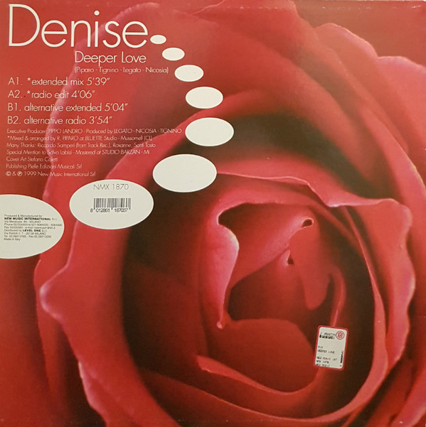 Denise - Deeper Love | New Music International (NMX 1870) - 2