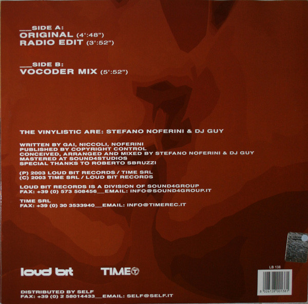 The Vinylistic - I Love You | Loud Bit Records (LB 138) - 2