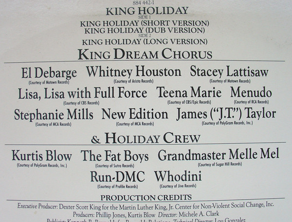 King Dream Chorus & Holiday Crew - King Holiday | Mercury (884 442-1) - 5 King Dream Chorus & Holiday Crew - King Holiday | Mercury (884 442-1) - 5