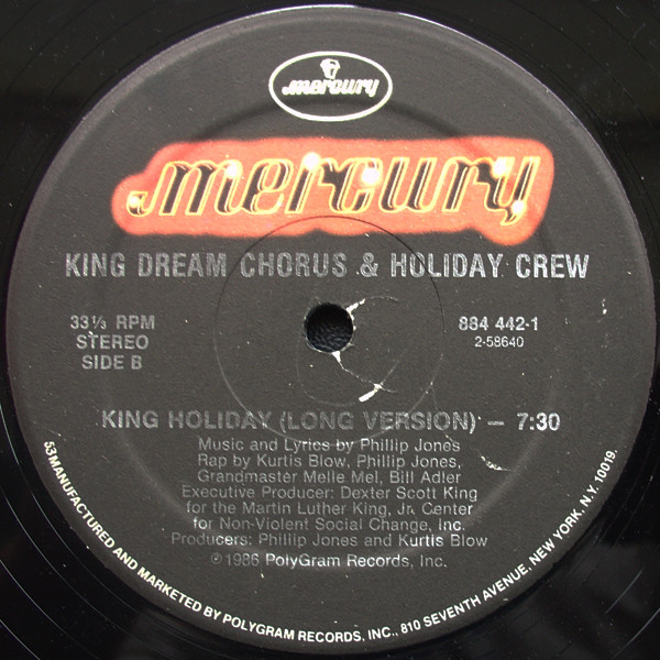 King Dream Chorus & Holiday Crew - King Holiday | Mercury (884 442-1) - 3 King Dream Chorus & Holiday Crew - King Holiday | Mercury (884 442-1) - 3