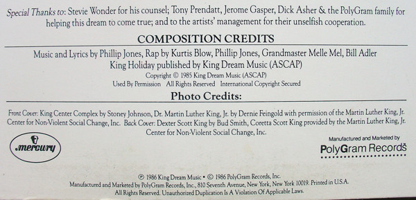 King Dream Chorus & Holiday Crew - King Holiday | Mercury (884 442-1) - 8 King Dream Chorus & Holiday Crew - King Holiday | Mercury (884 442-1) - 8