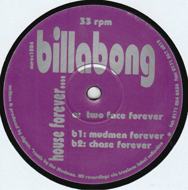 Billabong - House Forever.... | NU recordings (nurec1204) - main Billabong - House Forever.... | NU recordings (nurec1204) - main