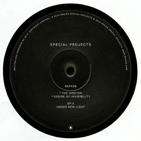 SP-X - Under New Light | Rekids Special Projects (RSPX09) - main SP-X - Under New Light | Rekids Special Projects (RSPX09) - main