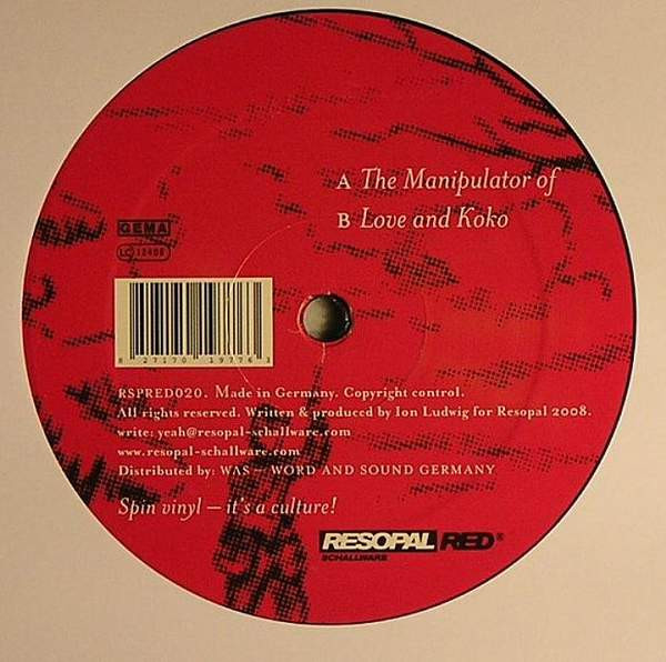 Ion Ludwig - The Manipulator Of | Resopal Red (RSP RED 020) - main