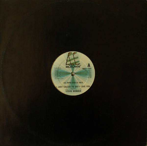 Stevie Wonder - I Just Called To Say I Love You | Motown (TMGT 1349) - 3 Stevie Wonder - I Just Called To Say I Love You | Motown (TMGT 1349) - 3