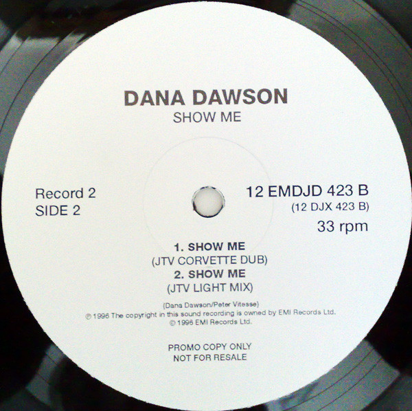 Dana Dawson - Show Me | EMI (12EMDJD 423) - 6