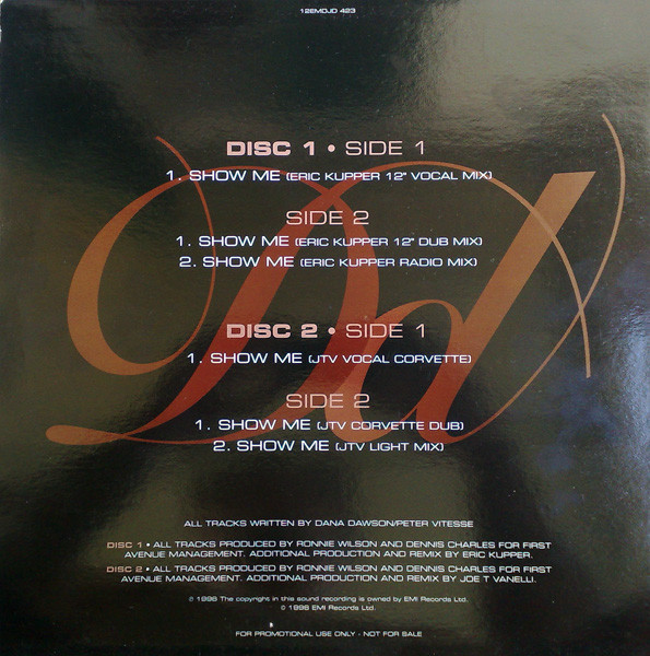 Dana Dawson - Show Me | EMI (12EMDJD 423) - 2
