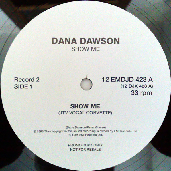 Dana Dawson - Show Me | EMI (12EMDJD 423) - 5
