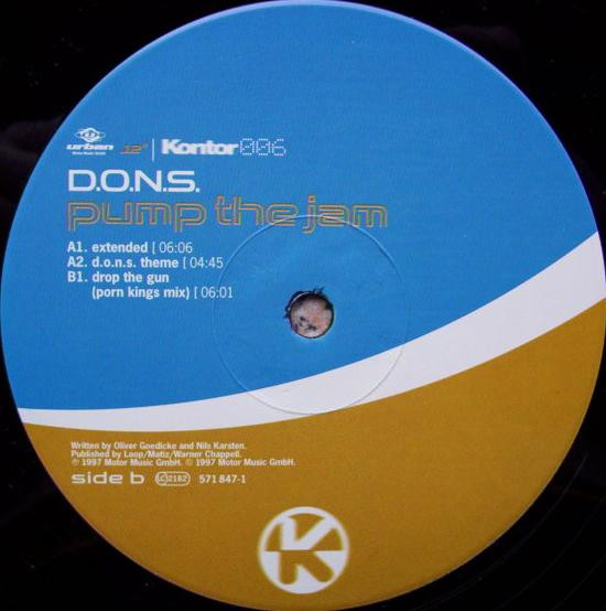 D.O.N.S. - Pump The Jam | Kontor Records (Kontor006) - 4 D.O.N.S. - Pump The Jam | Kontor Records (Kontor006) - 4