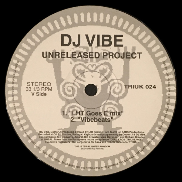 DJ Vibe - Unreleased Project | TRIBAL United Kingdom (TRIUK 024) - 2