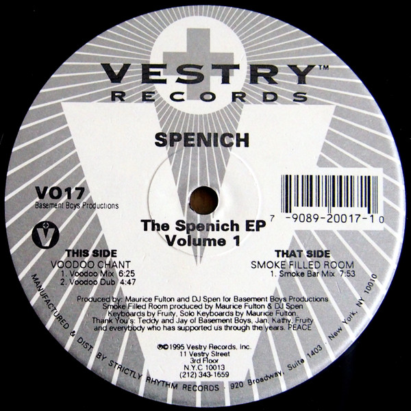 Spenitch - The Spenich EP (Volume 1) | Vestry Records (V017)