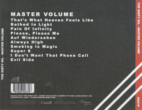 The Dirty Nil - Master Volume | Dine Alone Records (DA219) - 2