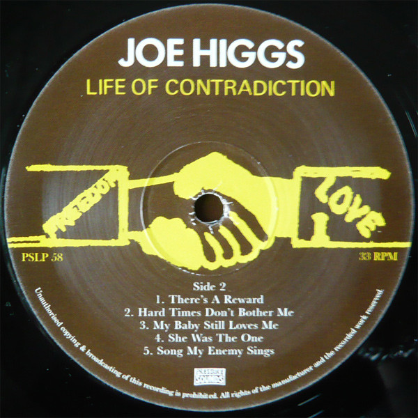 Joe Higgs - Life Of Contradiction | Pressure Sounds (PSLP 58