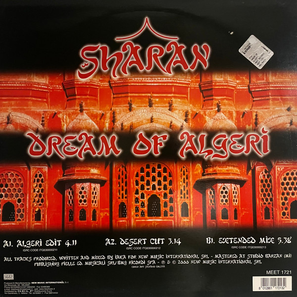 Sharan - Dream Of Algeri | Meet Records (MEET 1721) - 2 Sharan - Dream Of Algeri | Meet Records (MEET 1721) - 2