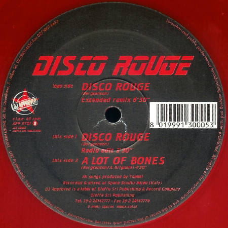Disco Rouge - Disco Rouge | DJ Approved (APP 9701) - main