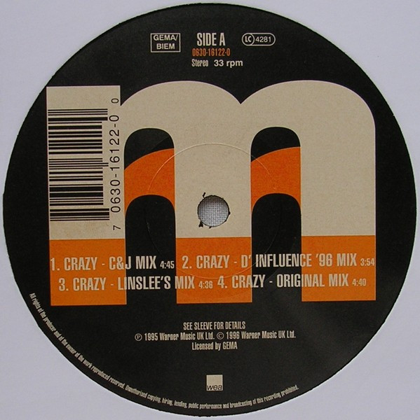 Mark Morrison - Crazy | WEA (0630-16122-0) - 3 Mark Morrison - Crazy | WEA (0630-16122-0) - 3