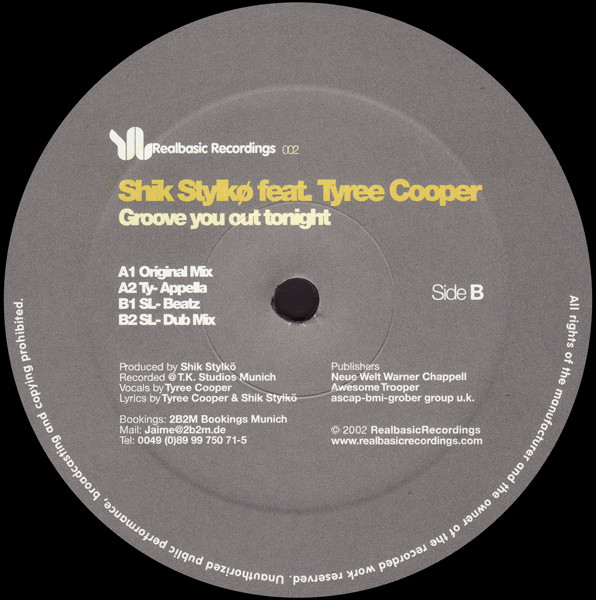 Shik Stylkø - Groove You Out Tonight | Realbasic Recordings (RBR 002) - 4 Shik Stylkø - Groove You Out Tonight | Realbasic Recordings (RBR 002) - 4