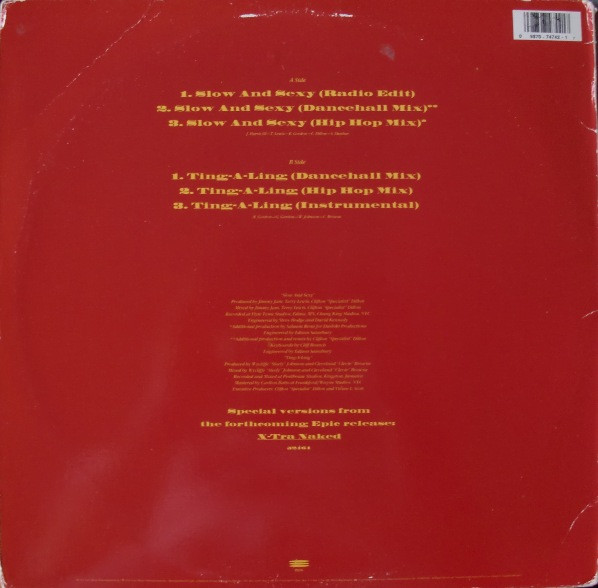 Shabba Ranks - Slow And Sexy | Epic (49 74742) - 2 Shabba Ranks - Slow And Sexy | Epic (49 74742) - 2