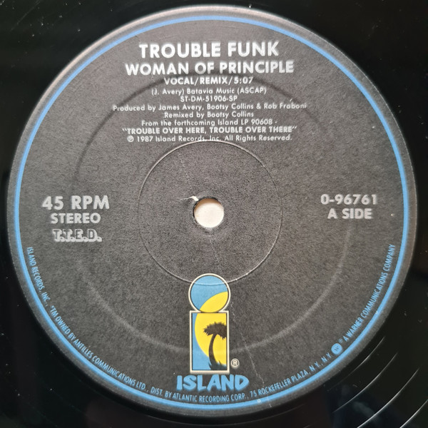 Trouble Funk - Woman Of Principle | Island Records (0-96761) - 3