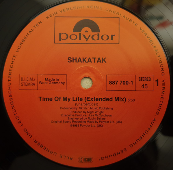 Shakatak - Time Of My Life | Polydor (887 700-1) - 2 Shakatak - Time Of My Life | Polydor (887 700-1) - 2