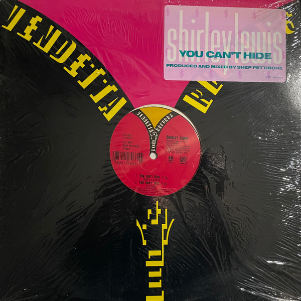 Shirley Lewis - You Can't Hide | Vendetta Records (VE-7033)